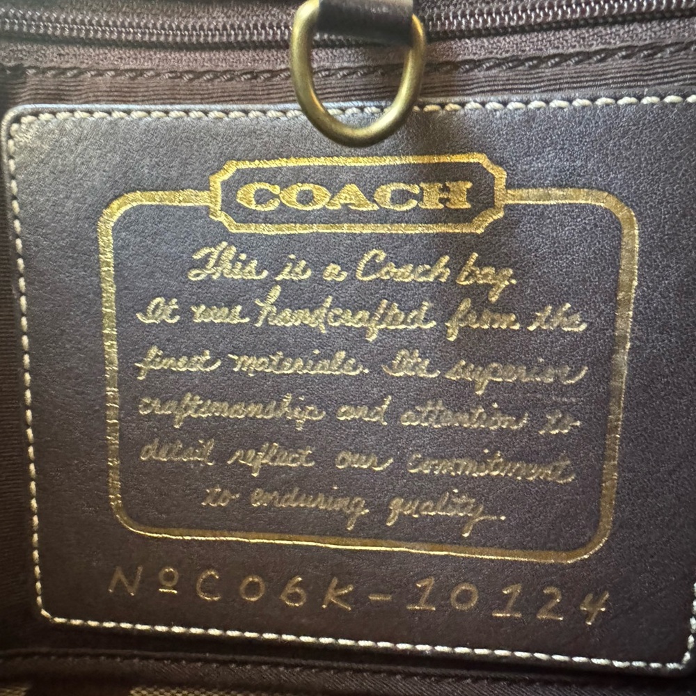 Coach Brown Signature Tote - Picture 11 of 11